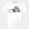 V-Neck Heavy Cotton 100% T-Shirt Thumbnail