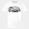 V-Neck Heavy Cotton 100% T-Shirt Thumbnail