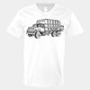 V-Neck Heavy Cotton 100% T-Shirt Thumbnail
