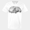 V-Neck Heavy Cotton 100% T-Shirt Thumbnail