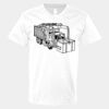 V-Neck Heavy Cotton 100% T-Shirt Thumbnail
