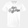 V-Neck Heavy Cotton 100% T-Shirt Thumbnail