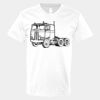 V-Neck Heavy Cotton 100% T-Shirt Thumbnail