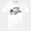 V-Neck Heavy Cotton 100% T-Shirt Thumbnail