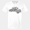 V-Neck Heavy Cotton 100% T-Shirt Thumbnail