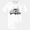 V-Neck Heavy Cotton 100% T-Shirt Thumbnail