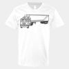 V-Neck Heavy Cotton 100% T-Shirt Thumbnail