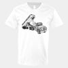 V-Neck Heavy Cotton 100% T-Shirt Thumbnail