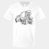 V-Neck Heavy Cotton 100% T-Shirt Thumbnail