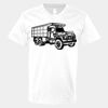 V-Neck Heavy Cotton 100% T-Shirt Thumbnail
