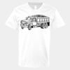 V-Neck Heavy Cotton 100% T-Shirt Thumbnail