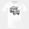 V-Neck Heavy Cotton 100% T-Shirt Thumbnail