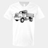 V-Neck Heavy Cotton 100% T-Shirt Thumbnail