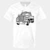 V-Neck Heavy Cotton 100% T-Shirt Thumbnail