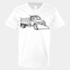V-Neck Heavy Cotton 100% T-Shirt Thumbnail