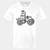 V-Neck Heavy Cotton 100% T-Shirt Thumbnail