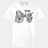 V-Neck Heavy Cotton 100% T-Shirt Thumbnail