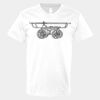 V-Neck Heavy Cotton 100% T-Shirt Thumbnail