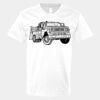 V-Neck Heavy Cotton 100% T-Shirt Thumbnail