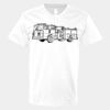 V-Neck Heavy Cotton 100% T-Shirt Thumbnail