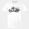V-Neck Heavy Cotton 100% T-Shirt Thumbnail