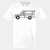 V-Neck Heavy Cotton 100% T-Shirt Thumbnail