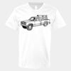 V-Neck Heavy Cotton 100% T-Shirt Thumbnail