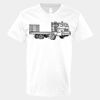 V-Neck Heavy Cotton 100% T-Shirt Thumbnail
