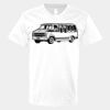 V-Neck Heavy Cotton 100% T-Shirt Thumbnail