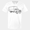 V-Neck Heavy Cotton 100% T-Shirt Thumbnail