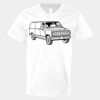 V-Neck Heavy Cotton 100% T-Shirt Thumbnail