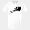 V-Neck Heavy Cotton 100% T-Shirt Thumbnail