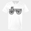 V-Neck Heavy Cotton 100% T-Shirt Thumbnail