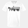 V-Neck Heavy Cotton 100% T-Shirt Thumbnail