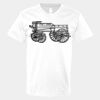 V-Neck Heavy Cotton 100% T-Shirt Thumbnail
