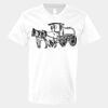 V-Neck Heavy Cotton 100% T-Shirt Thumbnail