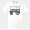 V-Neck Heavy Cotton 100% T-Shirt Thumbnail