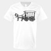 V-Neck Heavy Cotton 100% T-Shirt Thumbnail