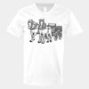 V-Neck Heavy Cotton 100% T-Shirt Thumbnail