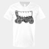 V-Neck Heavy Cotton 100% T-Shirt Thumbnail