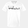 V-Neck Heavy Cotton 100% T-Shirt Thumbnail