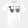 V-Neck Heavy Cotton 100% T-Shirt Thumbnail