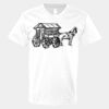 V-Neck Heavy Cotton 100% T-Shirt Thumbnail