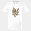 V-Neck Heavy Cotton 100% T-Shirt Thumbnail