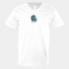 V-Neck Heavy Cotton 100% T-Shirt Thumbnail