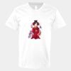 V-Neck Heavy Cotton 100% T-Shirt Thumbnail