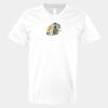 V-Neck Heavy Cotton 100% T-Shirt Thumbnail