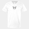 V-Neck Heavy Cotton 100% T-Shirt Thumbnail