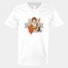 V-Neck Heavy Cotton 100% T-Shirt Thumbnail