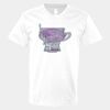 V-Neck Heavy Cotton 100% T-Shirt Thumbnail